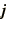 $\bi{j}$