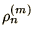 $\rho_{n}^{(m)}$