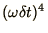 $(\omega\delta t)^4$