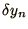 $\delta y_n$